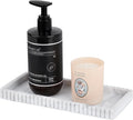 Silicone Bathroom Tray Small Vanity Organizer Rectangle Sink Caddy Sponge by Heagoale