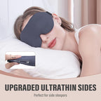 YIVIEW Sleep Mask for Side Sleeper, Complete Light Blocking 3D Sleeping Eye Mask - Image 2