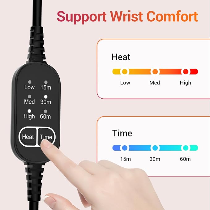 Comfytemp Hand Heating Pad for Carpal Tunnel, Tendonitis, Muscle Strain & Joint - Image 4