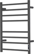 Towel Warmer Bathroom Wall Mounted Drying Rack Plug-in Electric Heated Towel by SHARNDY