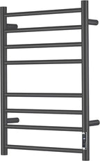Towel Warmer Bathroom Wall Mounted Drying Rack Plug-in Electric Heated Towel by SHARNDY