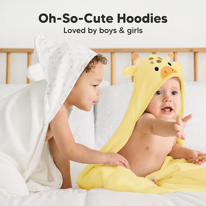 KeaBabies Hooded Baby Towel for Newborn - Image 7