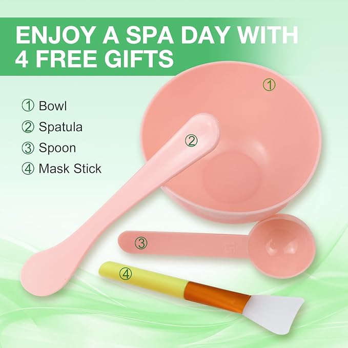 Jelly Mask for Facials Professional, Hydrating & Moisturizing Peel-Off Natural - Image 7