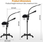 Retain Time Facial Steamer for Ozone Humidifier Atomizer Attach 5× Magnifier - Image 8