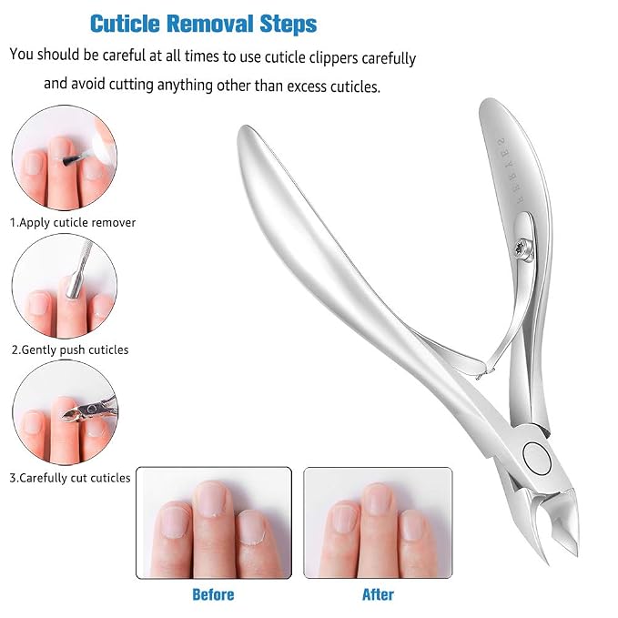 FERYES Cuticle Clippers 1/2 Jaw - Image 3
