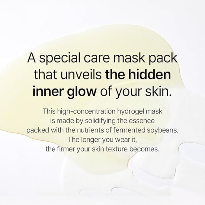 mixsoon Bean Collagen Hydrogel Mask Hydration All-In-One Firming, Soothing Gel - Image 5