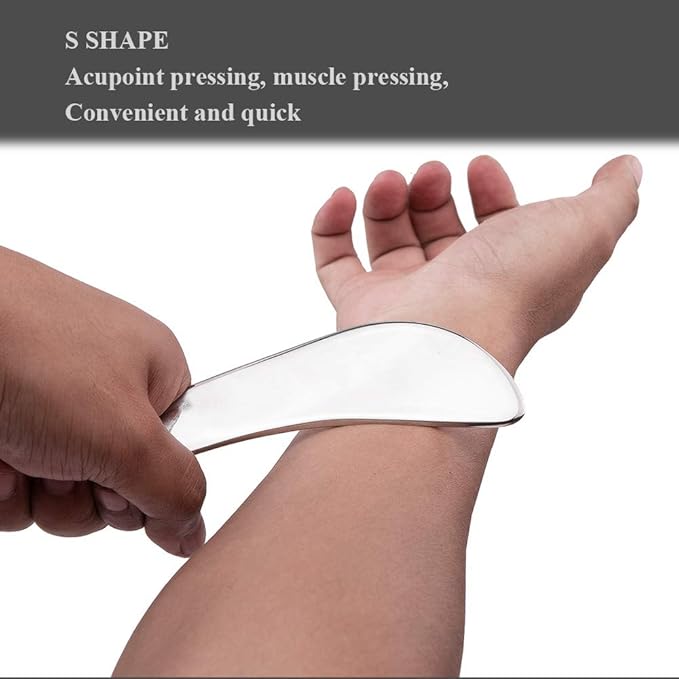 FeelFree Sport Stainless Steel Guasha Scraping Massage Tool-Muscle Scraper Tool - Image 4