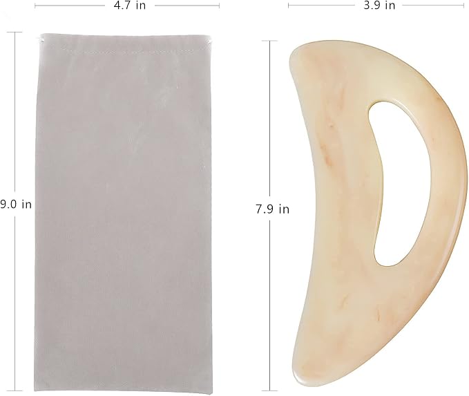 AICNLY Large gua sha Massage Tool, Lymphatic Drainage Massager, Muscle Scraping - Image 6