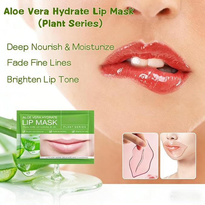 8 PCS Aloe Vera Moisturizing Mask Set - Image 6