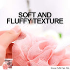 Loofah Sponge Bath Sponge for Women Men 4 Pack - Image 3
