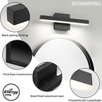 Joossnwell Black Bathroom Vanity Light Fixtures Dimmable 5CCT LED Bathroom - Image 7