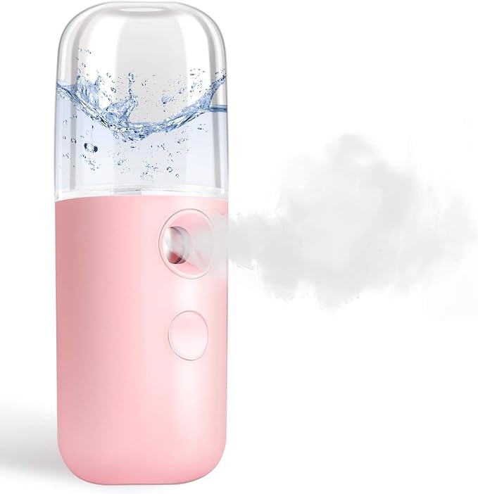 GIVERARE Nano Facial Steamer, Handy Mini Mister, USB Rechargeable Mist Sprayer by GIVERARE