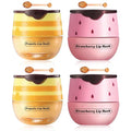 4 Packs Fruit Lip Balm, Moisturizing & Smoothing Lip, Hydrate Repair Prevent by Unknown