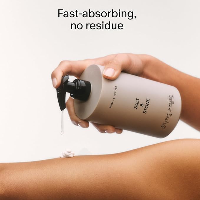 Salt & Stone Body Lotion for Women & Men | Black Rose & Oud | Hydrates - Image 4