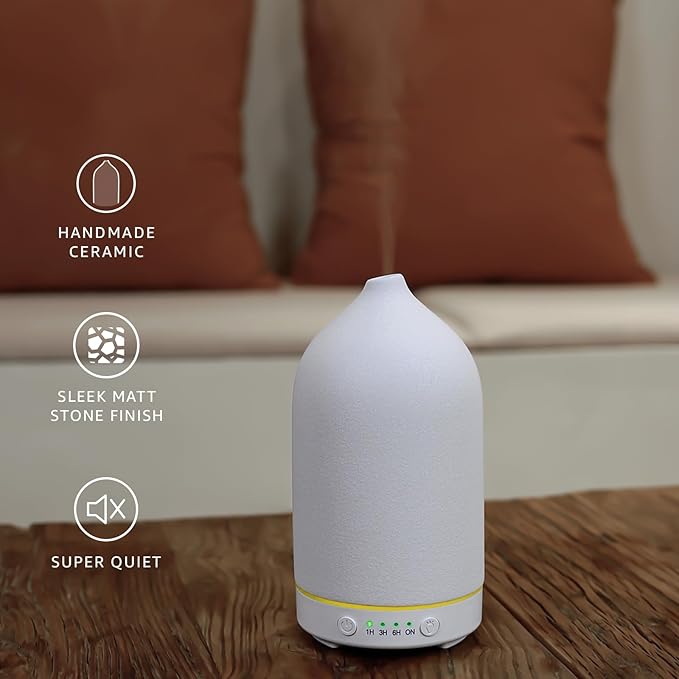 Gooamp 200ML Ceramic Essential Oil Diffuser - Image 4
