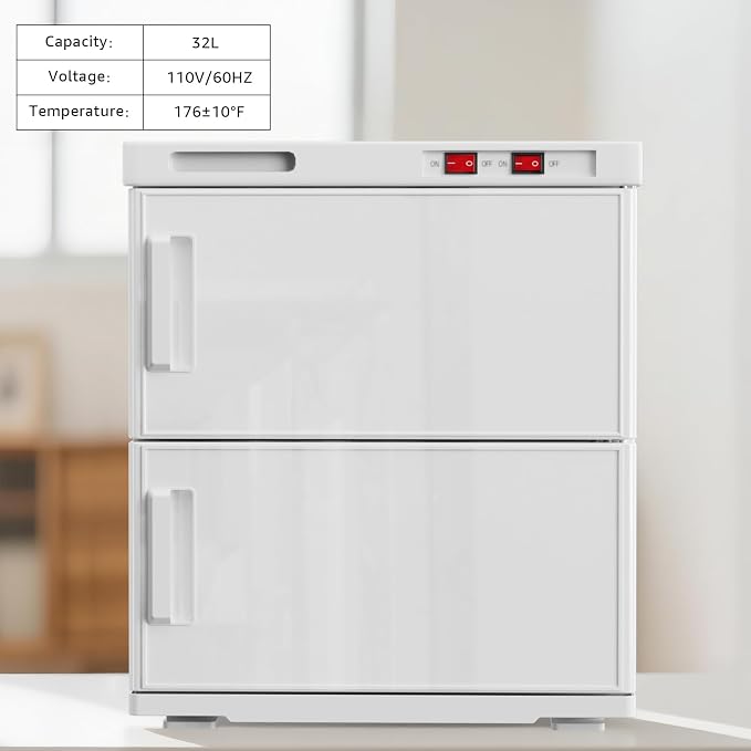 TABU Hot Towel Warmer Cabinet, 32L Large Professional Towel Heater - Image 3