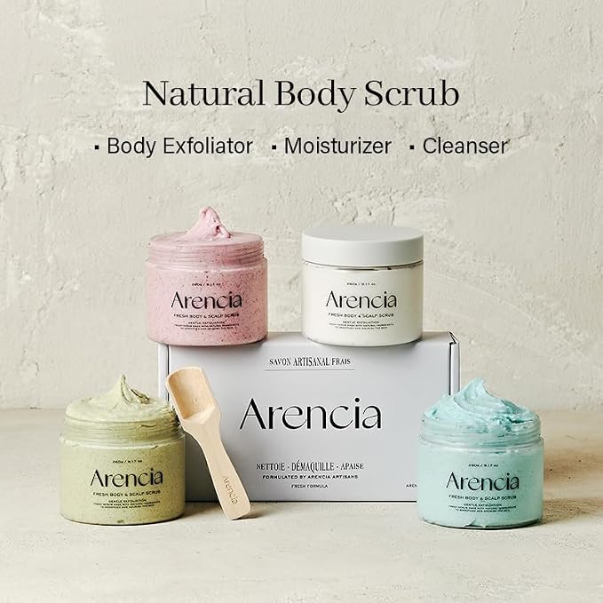 Arencia Fresh Cloud Sea Salt Body & Scalp Scrub - Image 2