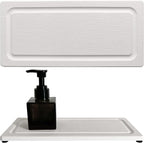 2 PCS Fast-Drying Stone Trays for Bathroom Sink & Kitchen Counter, Water by Unknown