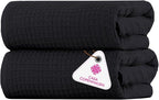 CASA COPENHAGEN Waffle 2Pcs 100% Egyptian Cotton Large Designer Bathsheet by CASACOPENHAGEN
