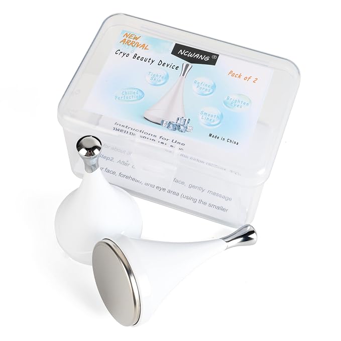 Ice Globes Facial rollers for Face Eyes, Aluminum Face Beauty Cryo tools for - Image 2