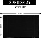 24 Pack Black Hand Towels 100% Cotton Spa Towels – 16x27 inches Highly - Image 2