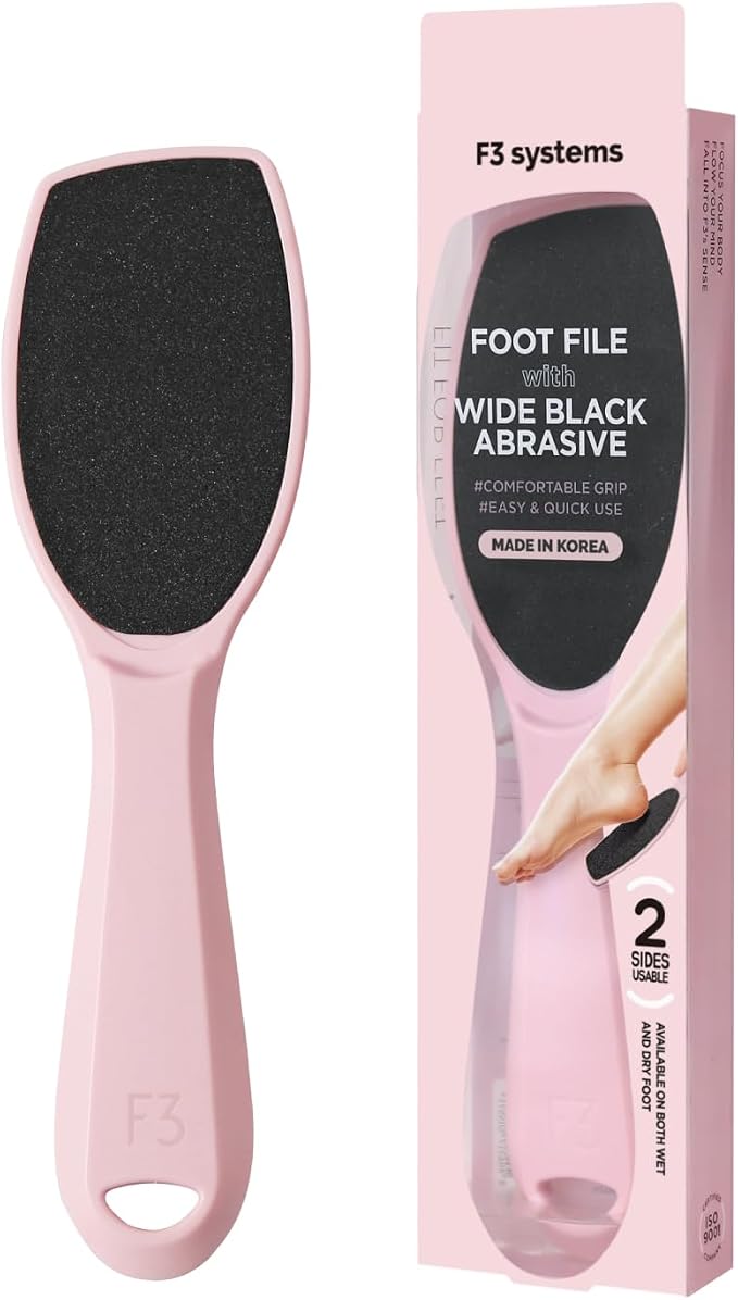 Wide Emery Foot File, Double-Sided Pedicure Tool, Colossal Professional Foot by F3systems