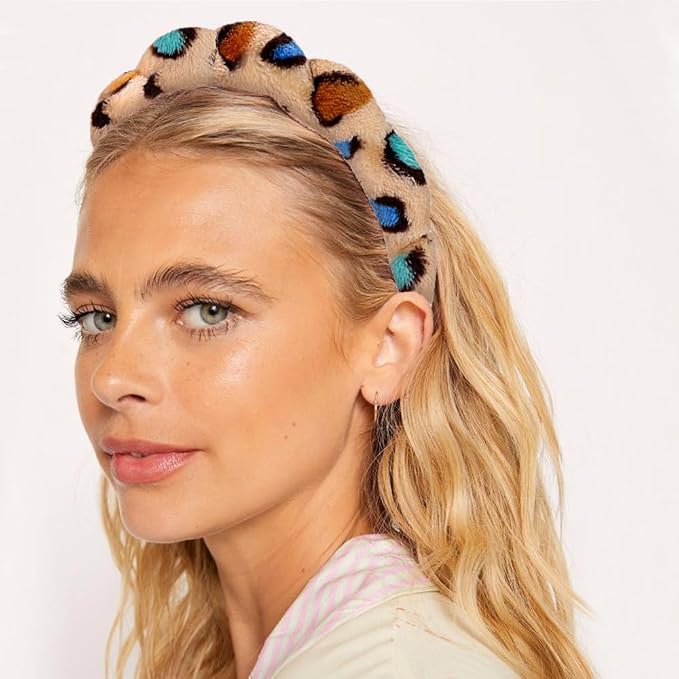 Tetizo Spa Headbands for Washing Face Wristband Set Sponge Makeup Skincare - Image 3
