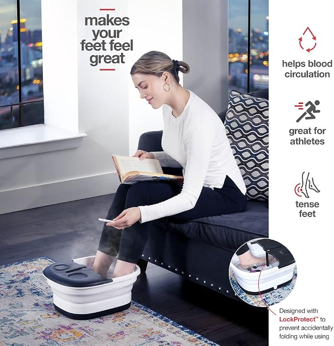 Medical king Foot Spa with Heat and Massage and Jets Includes A Remote Control - Image 4