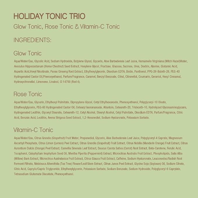 Pixi Beauty Tonic Trio | Holiday Edition Gift Set - Image 9