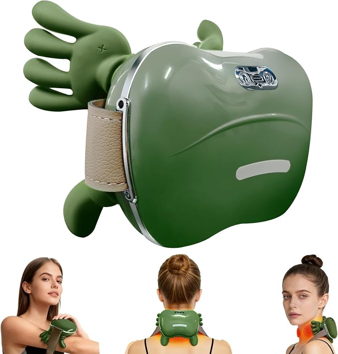 Bionic Heated Massager, Wireless Portable Shiatsu Neck and Back Massager by Unknown