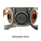 3M Half Facepiece Reusable Respirator 6200, Four-Point Harness, Comfortable Fit - Image 3