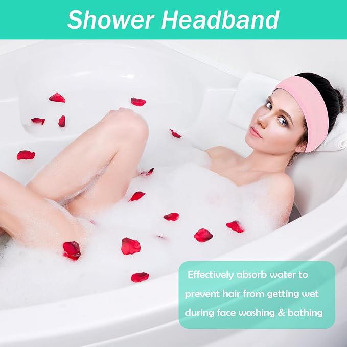 3 Pack Facial Spa Headband for Women - Image 8