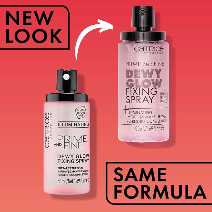 Catrice | Prime & Fine Illuminating Dewy Glow Spray | Transparent and Fast - Image 3