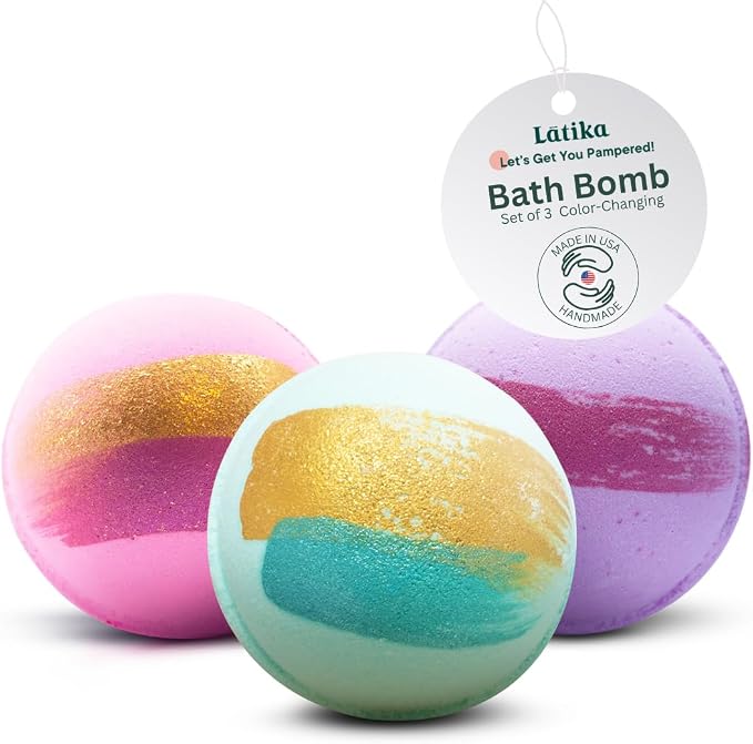 Latika Color Changing Bath Bombs by LatikaBeauty