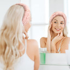 WILLBOND 4 Pack Microfiber Headbands Spa Facial Headbands Makeup Head bands - Image 6