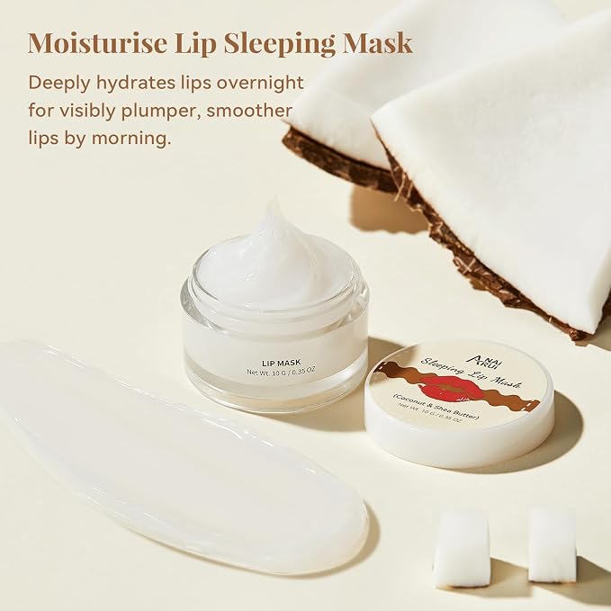 ANAI RUI Coconut Lip Scrub & Lip Mask Set - Image 6