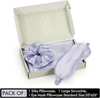 Vegan Silk Sleep Set, Vegan Silk Pillowcase - Image 8
