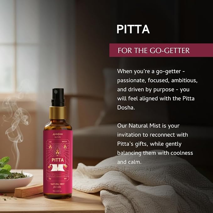 Mint & Marjoram Ayurveda Mist | Pitta Balancing Room Spray | Air Freshener | - Image 3