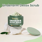 Armpit Detox Scrub 8.8 oz with Peppermint, Aloe Vera and Walnut Shell Powder - Image 8