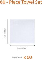 Amazon Basics Highly Absorbent, Fast Drying 100% Cotton Washcloths - Image 5