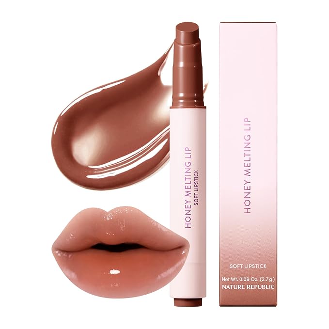 Nature Republic HONEY MELTING LIP SOFT LIP STICK, Hydrating Gloss, Moisturizing by NATUREREPUBLIC
