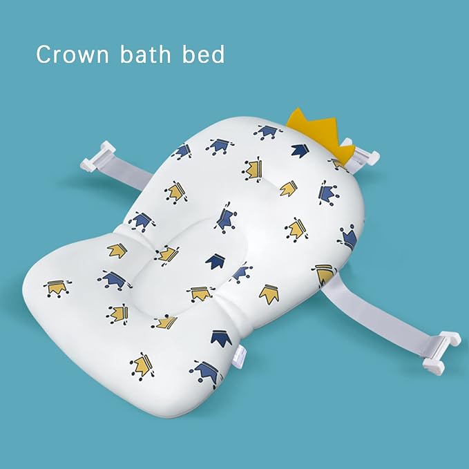 Baby Bath Cushion Pad Newborn Bathtub Mat Infant Bath Supporter Net Baby - Image 2