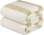 JML Microfiber Bath Towels Set, 2 Pack, Super Absorbent, Fast Drying, Waffle by JML