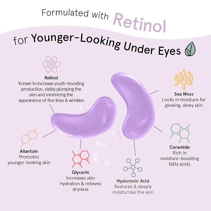 grace & stella Retinol Under Eye Patches - Image 8