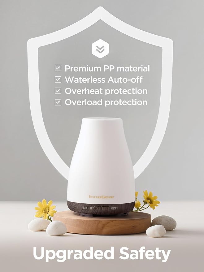 InnoGear Essential Oil Diffuser, Ultrasonic Diffusers - Image 5