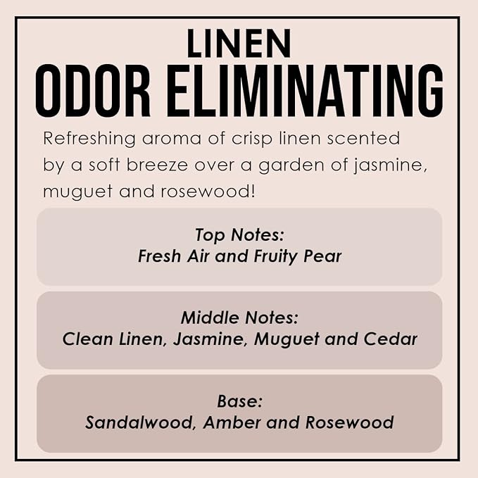 Fresh Linen Two Pack Odor Eliminating Highly Fragranced Candle - Image 4