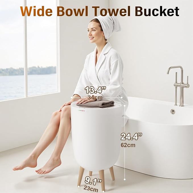 25L Towel Warmers for Bathroom, Luxury Rapid Heating Towel Warmer Bucket - Image 2