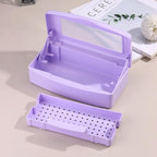 Nail Tool Sterilizer Box Plastic Disinfectant Container - Image 7