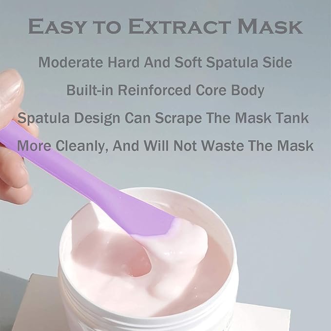 RamPula Silicone Facial Mask Applicator Face Masks Skincare Brush Facial - Image 5