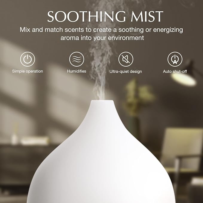 SALKING Essential Oil Diffuser, 100ml Small Aromatherapy Diffuser - Image 3
